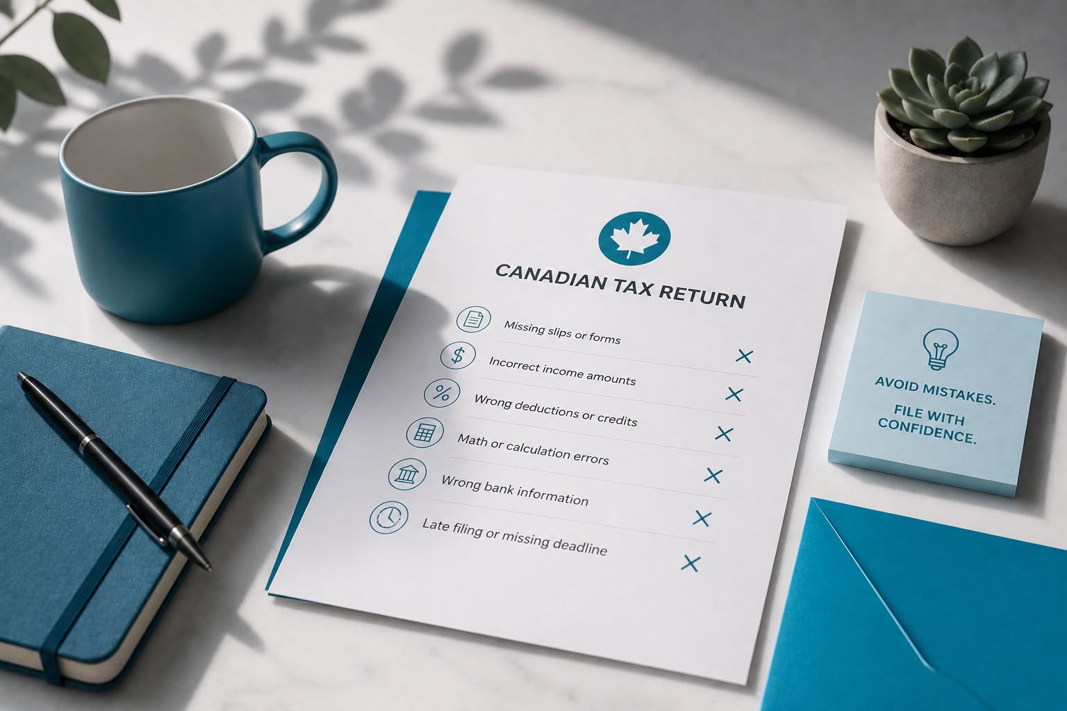 Common Canadian Tax Filing Mistakes to Avoid